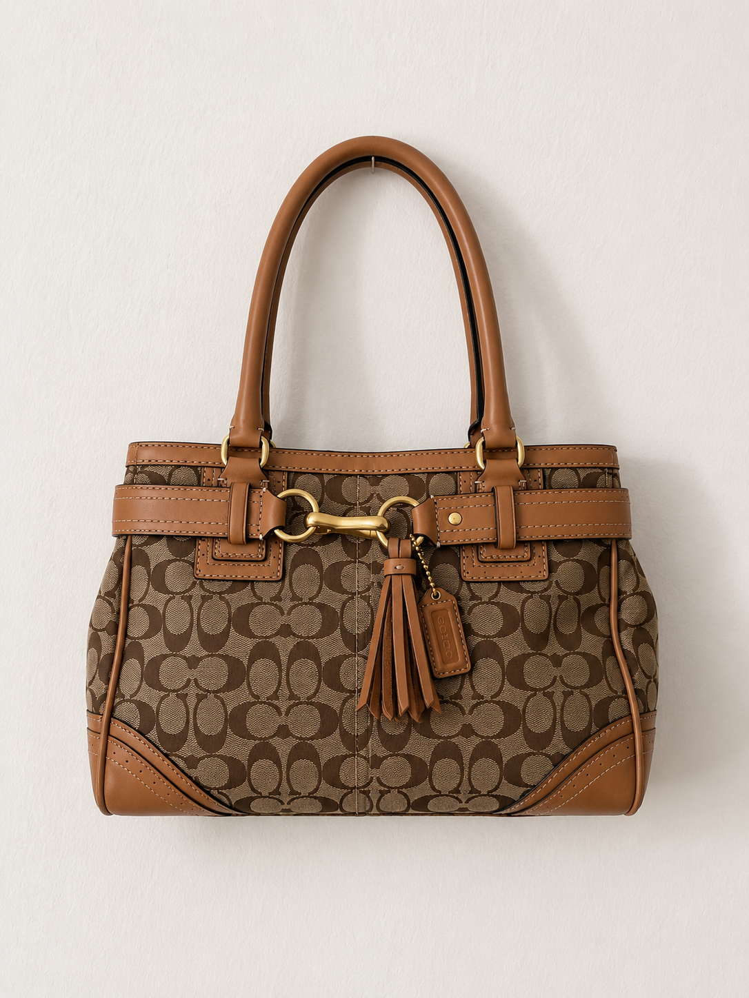 Coach monogram beige Hampton