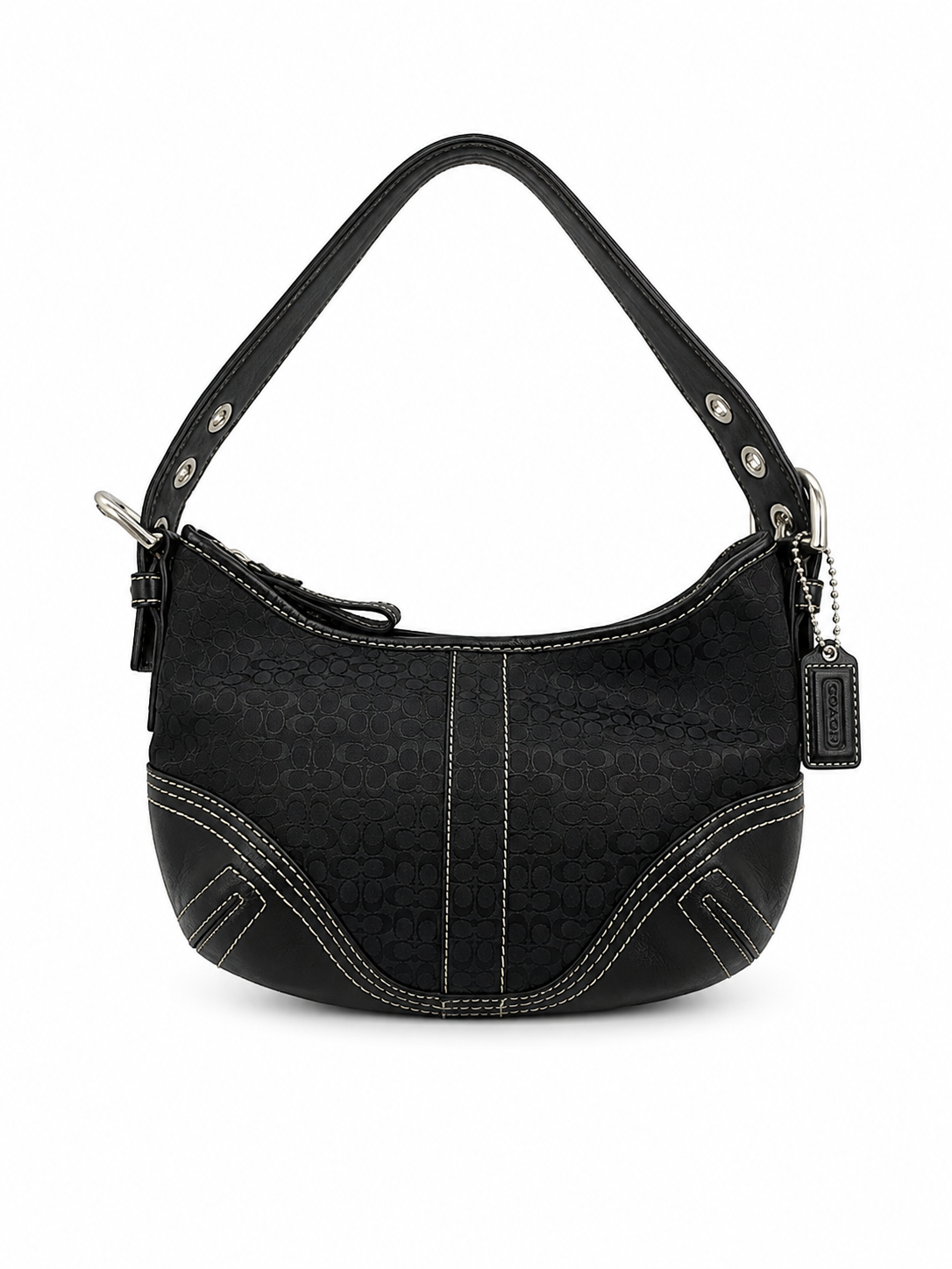 Vintage Coach blk/blk 2154 hobo